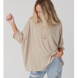 Three Birds Nest Cozy Cool Oversized Tee